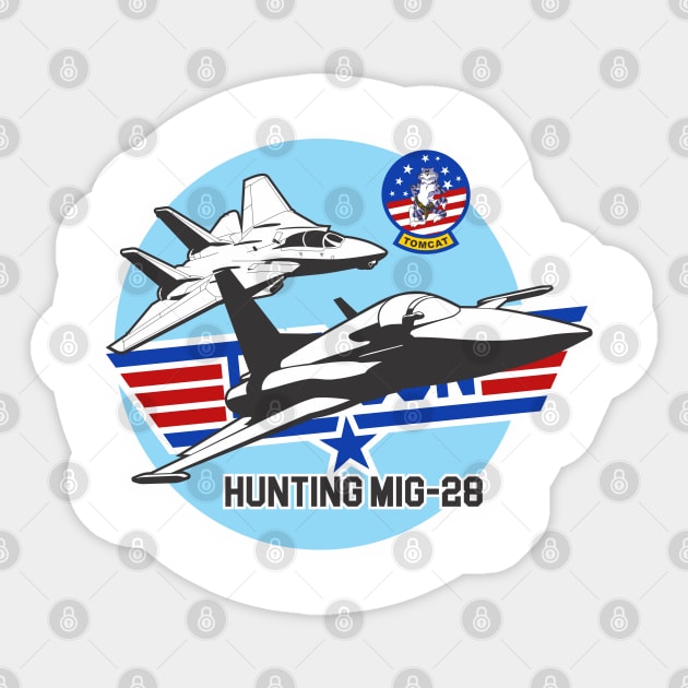 Hunting MiG-28 Sticker by MBK